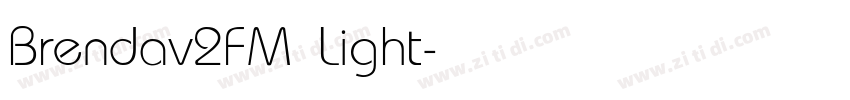 Brendav2FM Light字体转换
